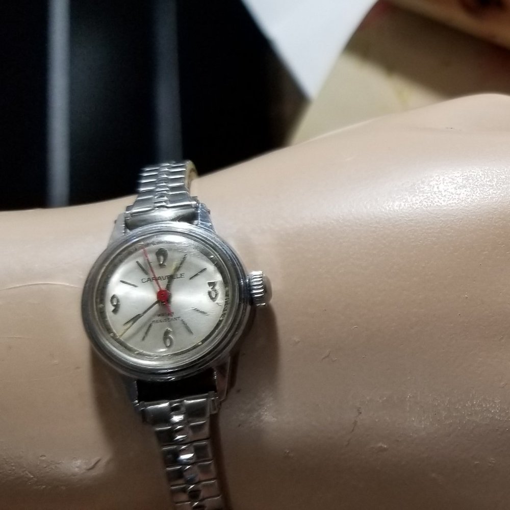 Lovely Caravelle Wind Up Watch Working - image 5